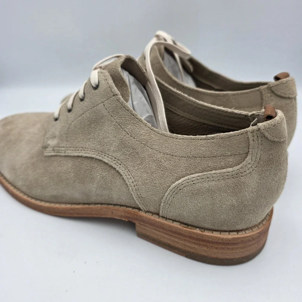 Cole Haan C29705 Mens Feathercraft Grand Oxfords Tan Beige Suede Size 9 M